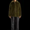 A-LINE FAUX FUR COAT