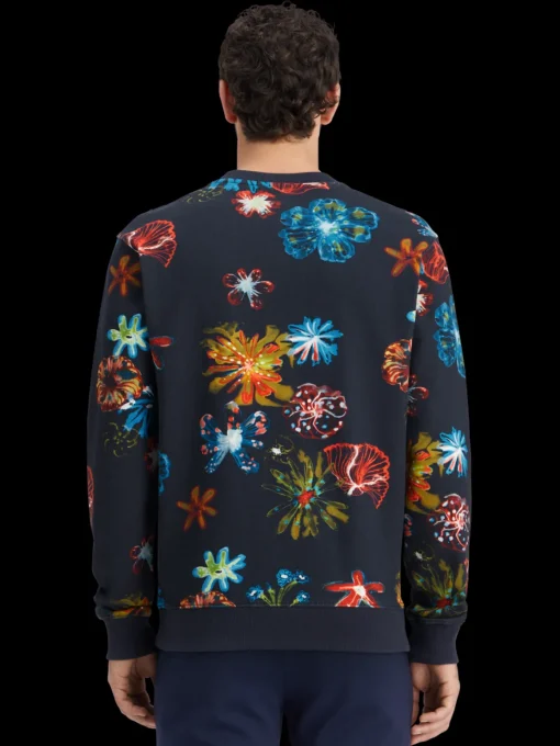 All over digital print sweatshirt