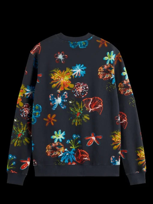 All over digital print sweatshirt
