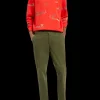 All-over embroidery sweatshirt