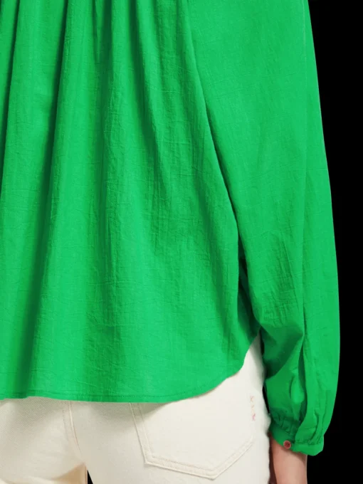 BALLOON SLEEVE TOP
