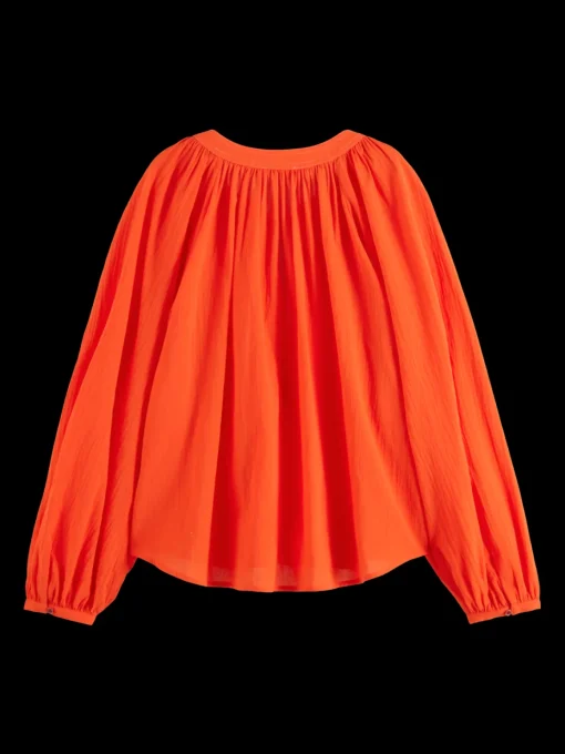 BALLOON SLEEVE TOP