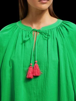 BALLOON SLEEVE TOP
