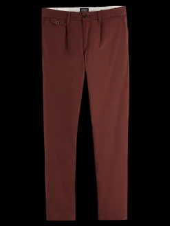 BLAKE - PLEATED SATINE CHINO