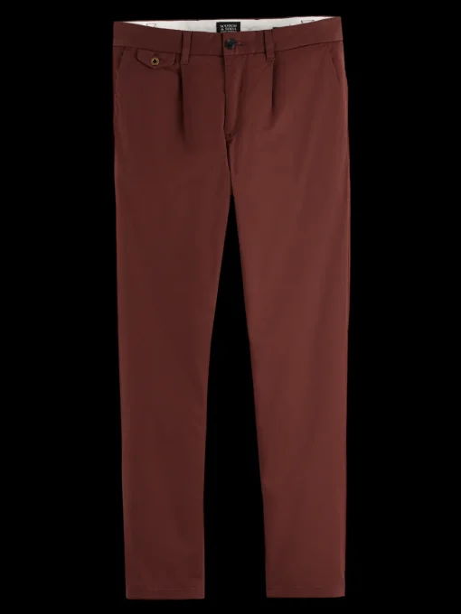 BLAKE - PLEATED SATINE CHINO
