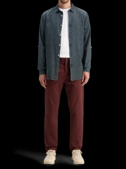 BLAKE - PLEATED SATINE CHINO