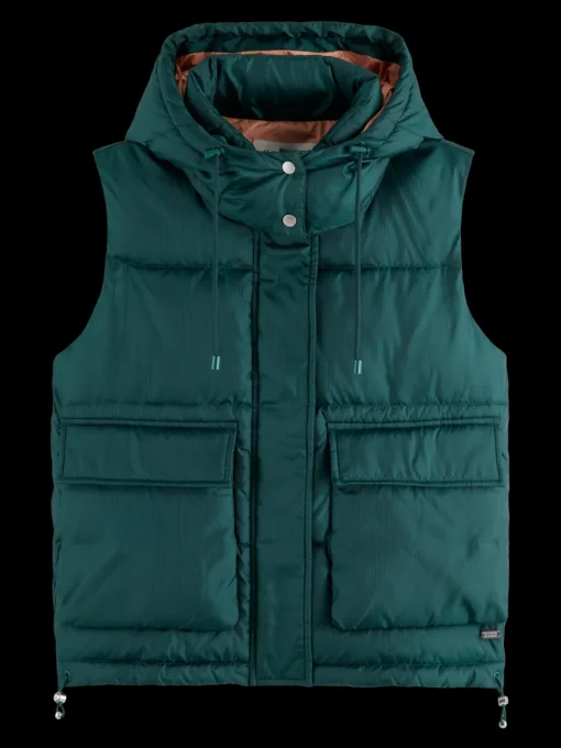BODYWARMER WITH HOOD