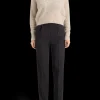 BOUCL V-NECK RELAXED PULLOVER