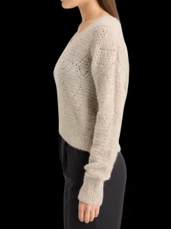 BOUCL V-NECK RELAXED PULLOVER