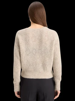 BOUCL V-NECK RELAXED PULLOVER
