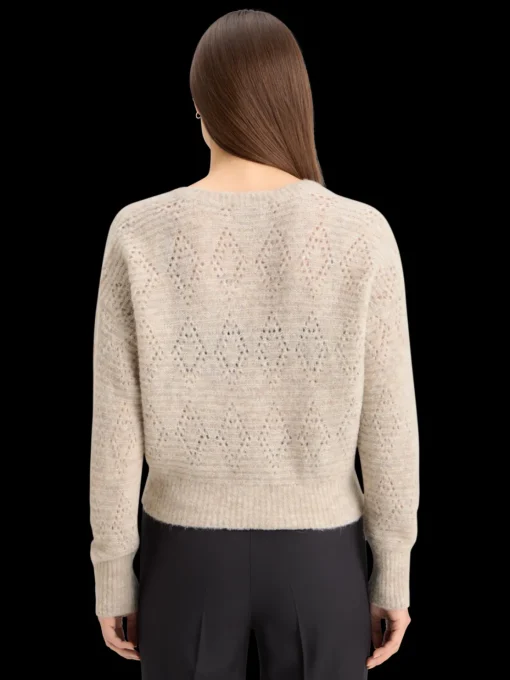 BOUCL V-NECK RELAXED PULLOVER