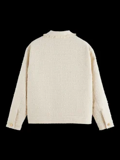 BOUCLE TWEED TRUCKER JACKET