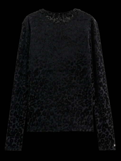 Burn out aop long sleeve t-shirt