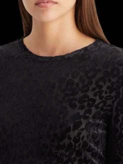 Burn out aop long sleeve t-shirt