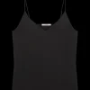 CAMISOLE WOVEN FRONT JERSEY BACK