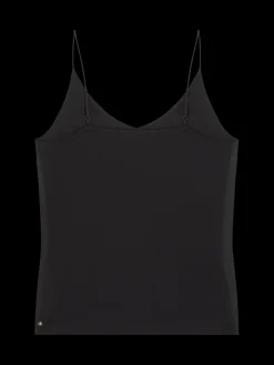 CAMISOLE WOVEN FRONT JERSEY BACK