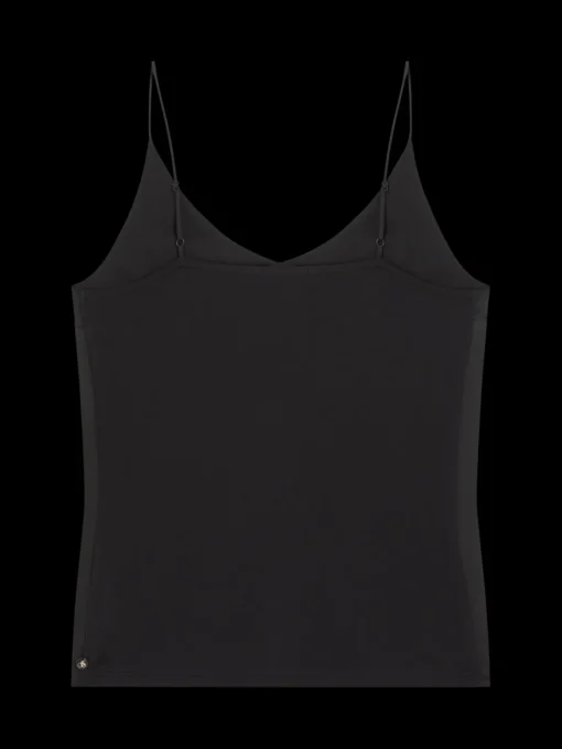 CAMISOLE WOVEN FRONT JERSEY BACK