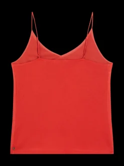 CAMISOLE WOVEN FRONT JERSEY BACK