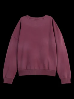 CHEST ARTWORK BOYFRIEND FIT SWEATSHIRT