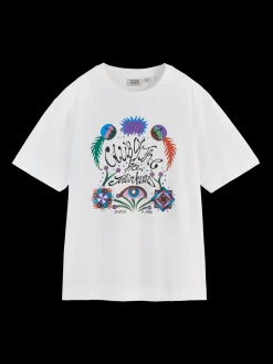 CHEST ARTWORK LOOSE FIT T-SHIRT