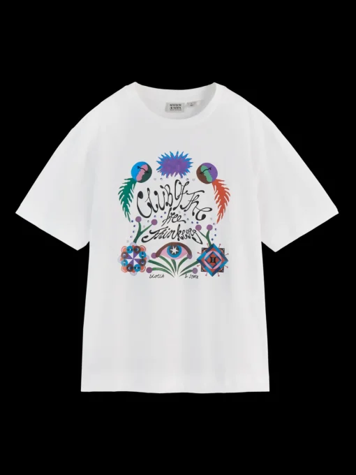 CHEST ARTWORK LOOSE FIT T-SHIRT