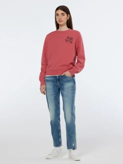Chest artwork regular sweatshirt