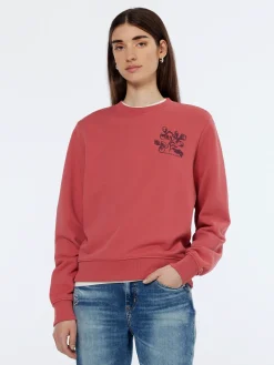 Chest artwork regular sweatshirt