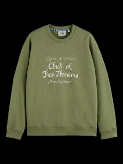 Chest artwork sweatshirt