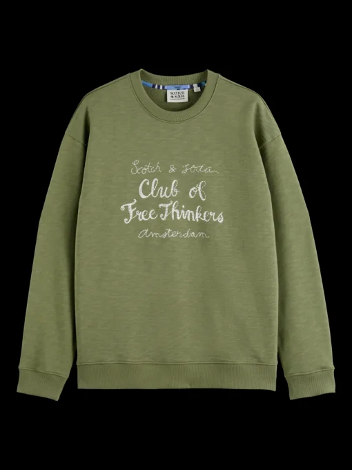 Chest artwork sweatshirt