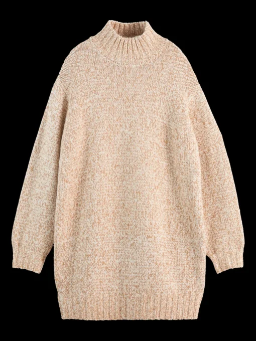 CHUNKY KNITTED MINI DRESS