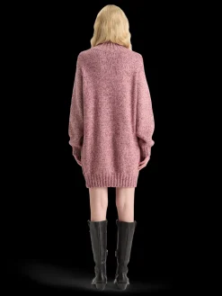 CHUNKY KNITTED MINI DRESS