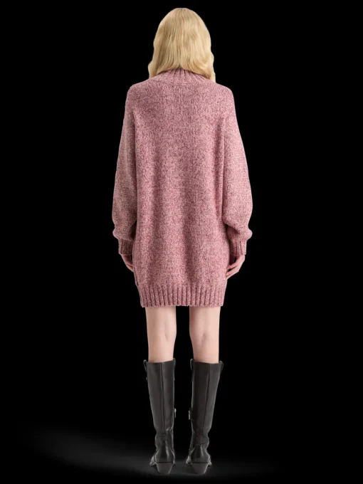 CHUNKY KNITTED MINI DRESS