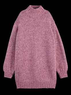 CHUNKY KNITTED MINI DRESS