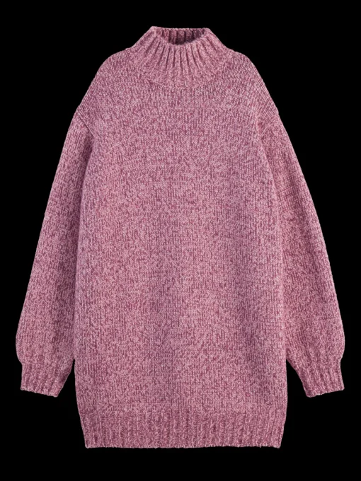 CHUNKY KNITTED MINI DRESS