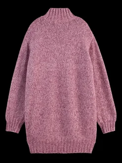 CHUNKY KNITTED MINI DRESS