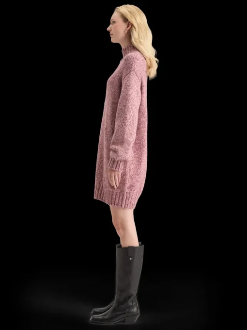 CHUNKY KNITTED MINI DRESS