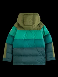 COLOURBLOCK PADDED JACKET