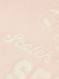 Contrast loops artwork hoodie