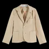 Cotton linen blazer