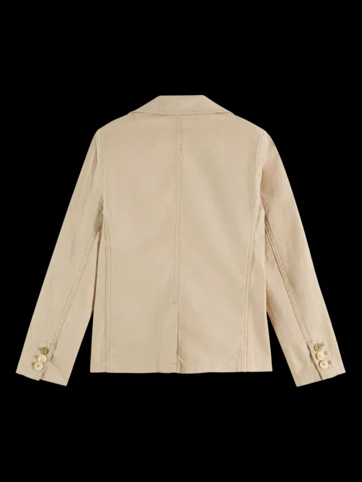 Cotton linen blazer