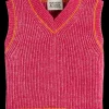 COTTON TRIPLE YARN V-NECK VEST