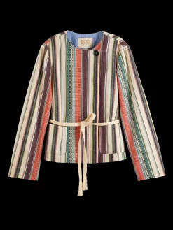 CRAFTED STRIPE BLAZER