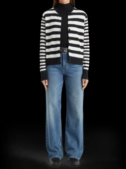 CREW NECK RELAXED CARDIGAN