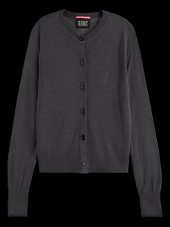 CREW NECK RELAXED CARDIGAN