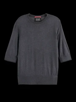 CREW NECK SHORT SLEEVED PULLOVER