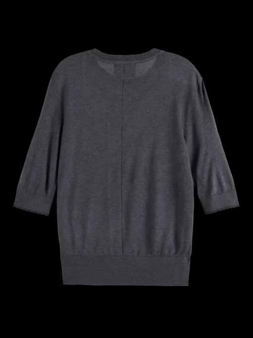 CREW NECK SHORT SLEEVED PULLOVER