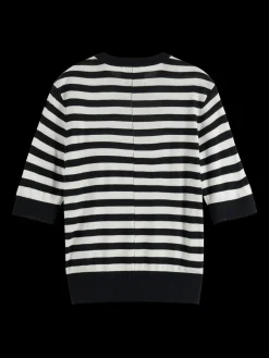 CREW NECK SHORT SLEEVED PULLOVER