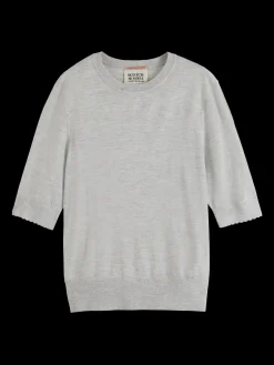 CREW NECK SHORT SLEEVED PULLOVER