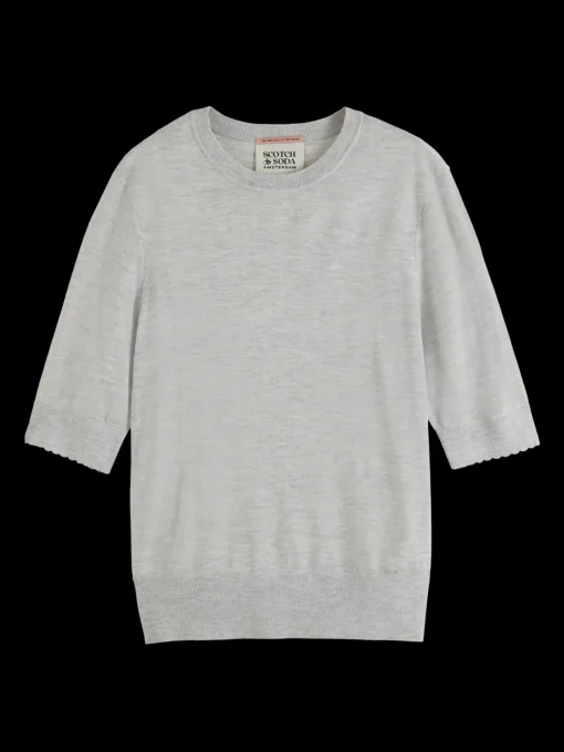 CREW NECK SHORT SLEEVED PULLOVER