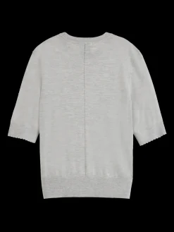 CREW NECK SHORT SLEEVED PULLOVER